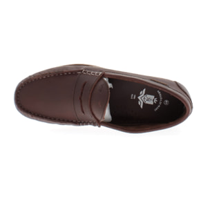 Armata di Mare Scarpe Uomo Mocassini Penny Loafer in Vera Pelle Comfort AMU SS23F389 Burgundy