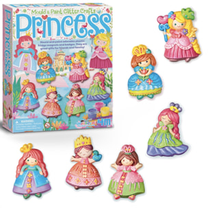 Modella & Dipingi - Principesse Glitter