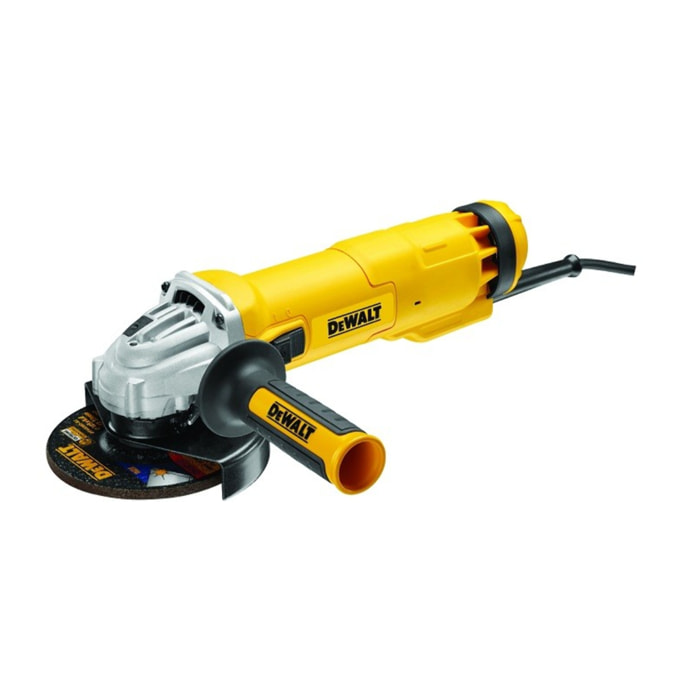 Meuleuse DEWALT Ø125MM 1400W - En coffret avec poignée - DWE4237K