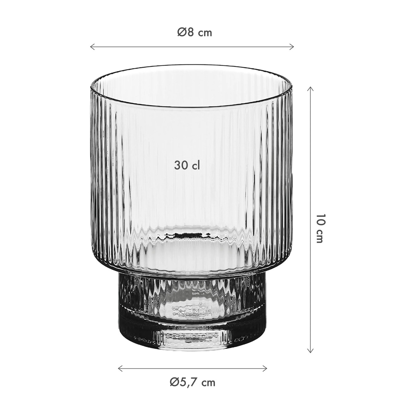 Gobelet 30cl LINJE - 6 pièces