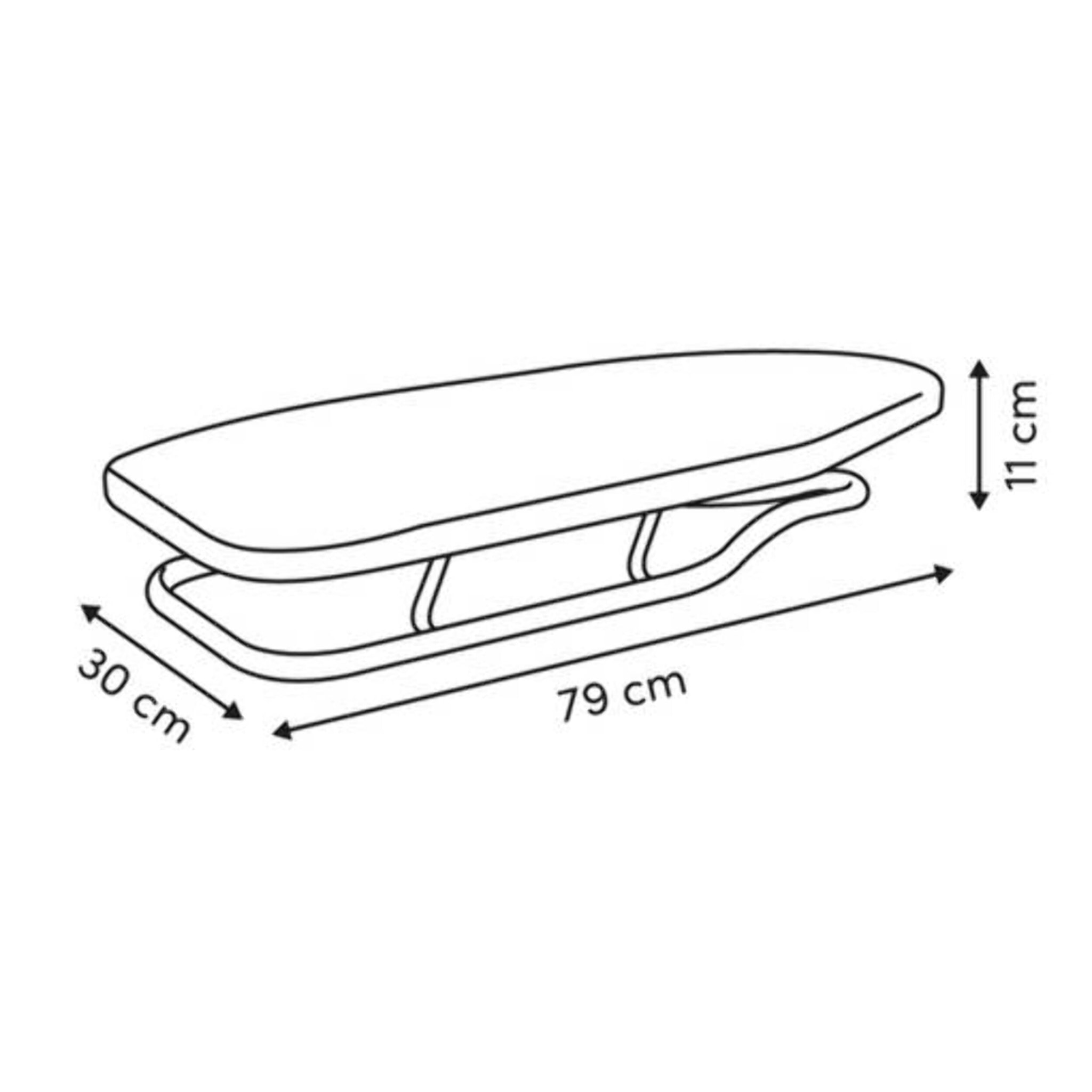 Petite table à repasser L.79cm housse imprimée fantaisie