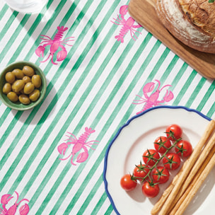 Nappe anti-taches SAVINA MULTICOLORE - en 100 % coton
