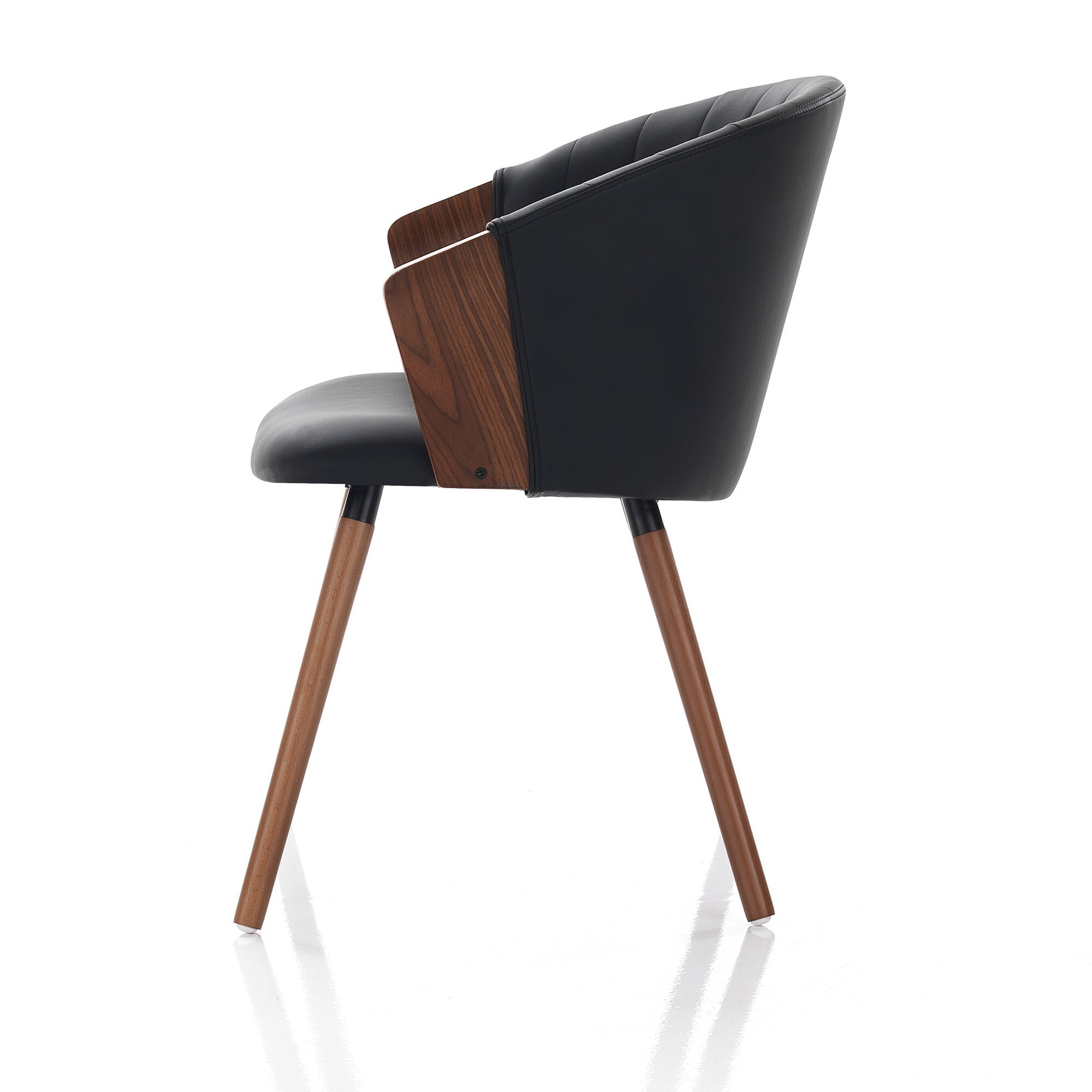 Tomasucci Chaise BRYAN en bois foncé