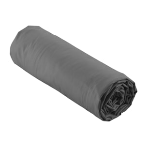 Drap Housse Uni 100% Percale de Coton ORIGINE - Gris