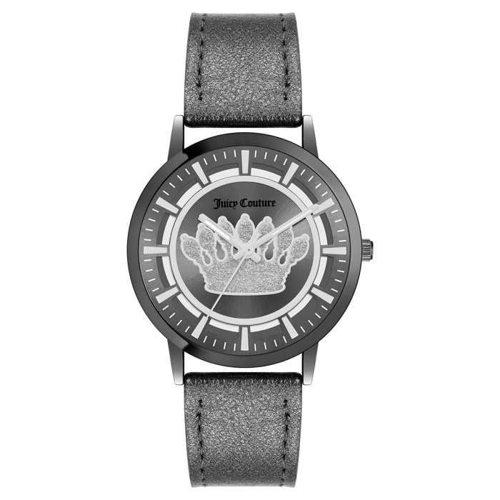 Reloj Juicy Couture JC1345GYGY Mujer Analogico Cuarzo con Correa de Polipiel