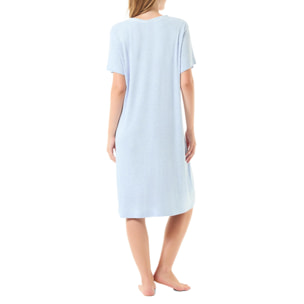 Camisón corto celeste