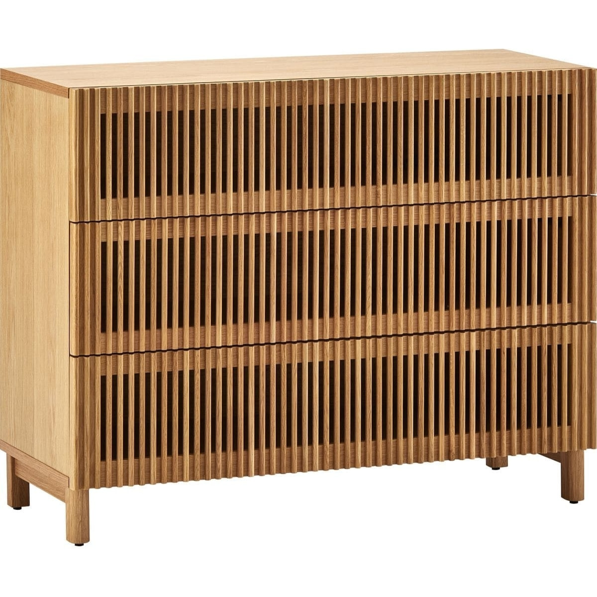 Commode 3 tiroirs en bois - UMEA