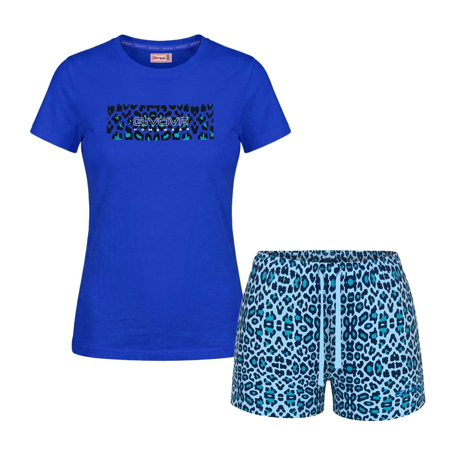 Completo Homewear Donna Corto GIVOVA Cotone