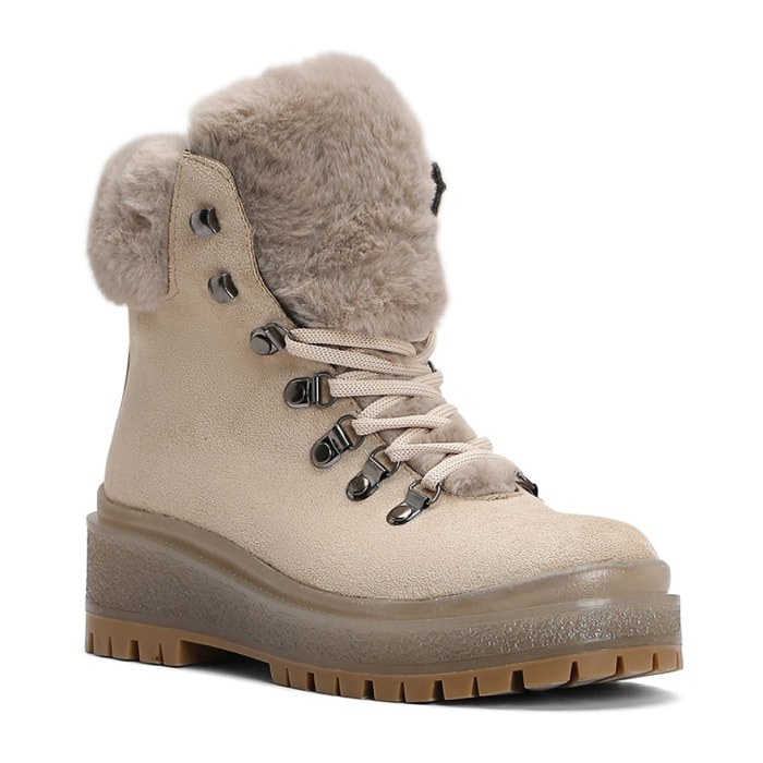 Stivaletti Donna colore Beige