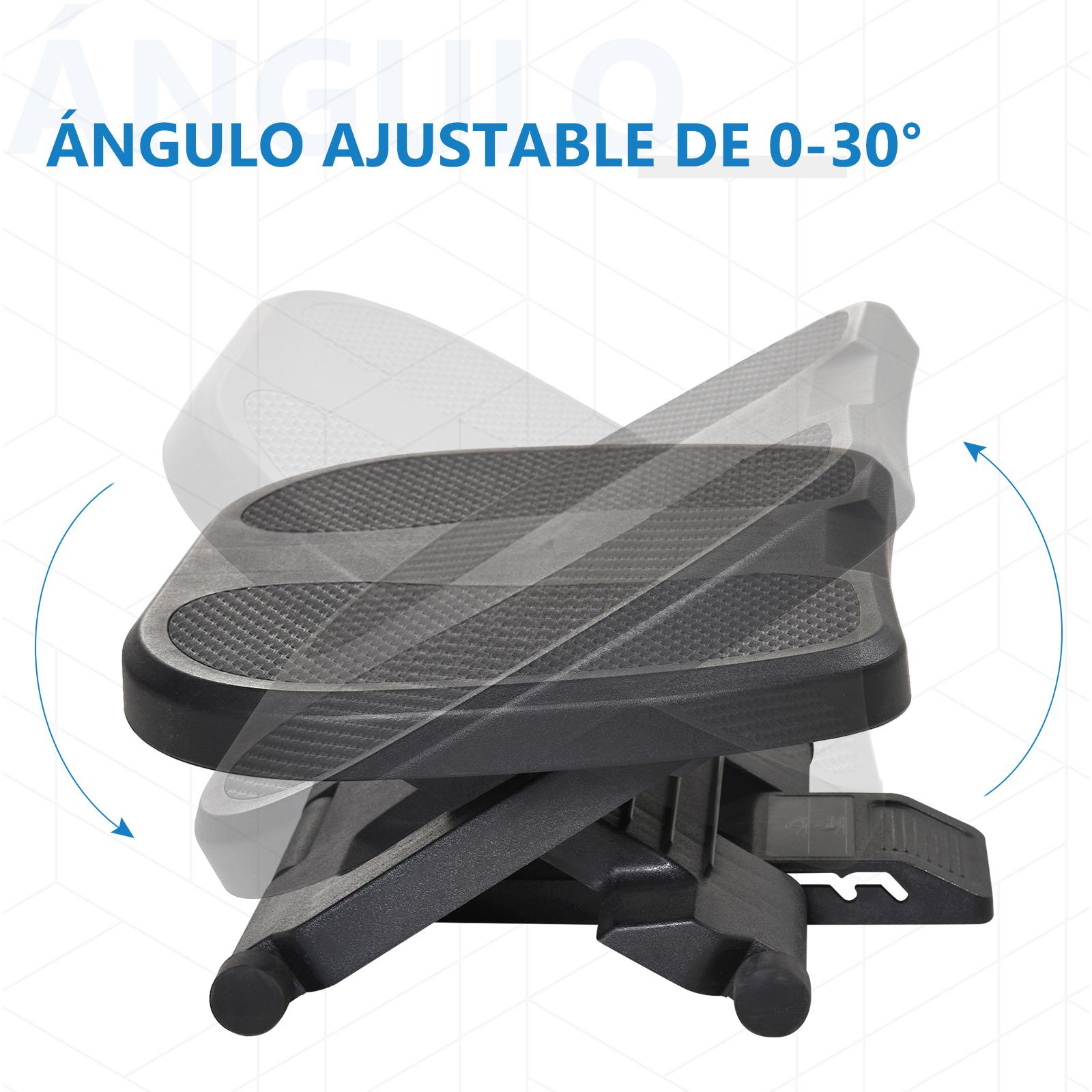 Pie Resto Altura Ajustable Masaje Alta Seguridad Negro