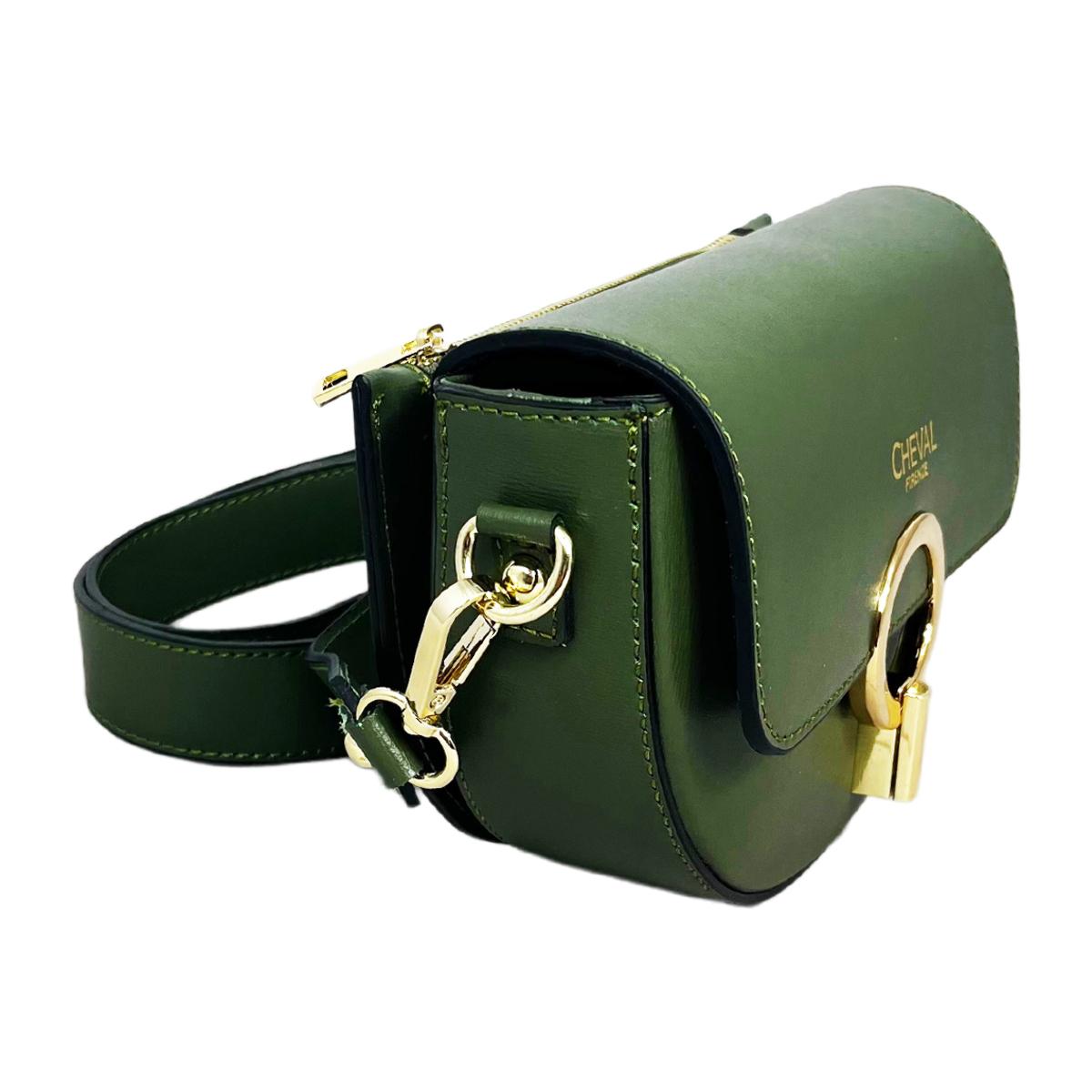 Borsa a tracolla Cheval Firenze Ambra Verde Militare