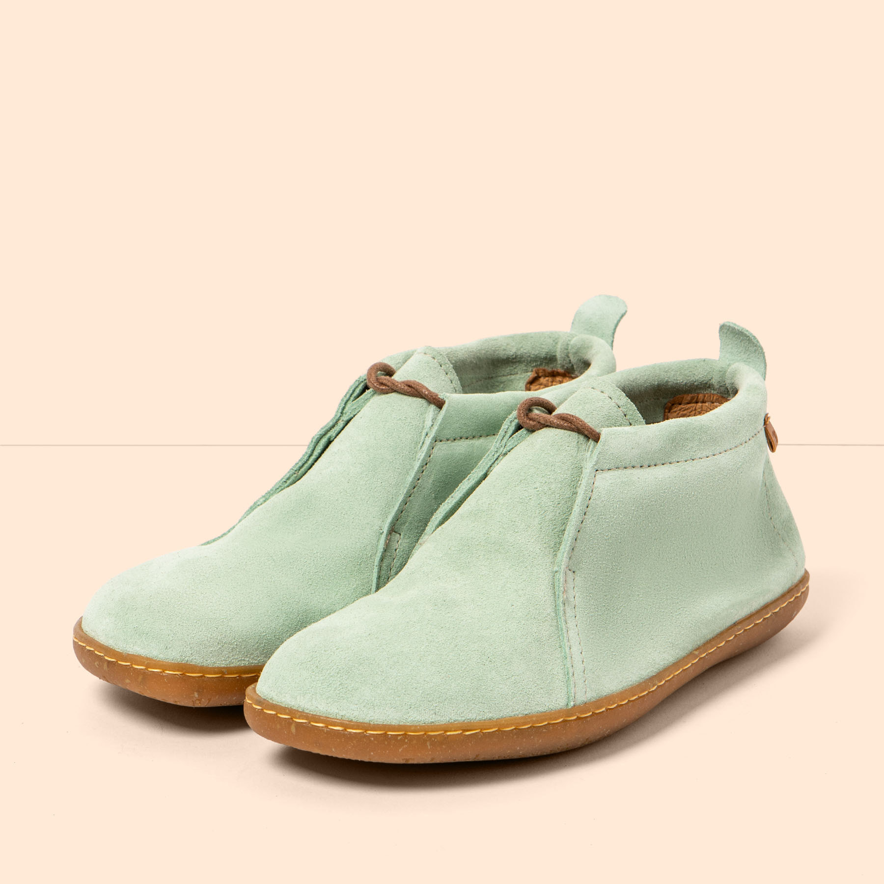 Botines N5290 SILK SUEDE MENTA / EL VIAJERO color Menta