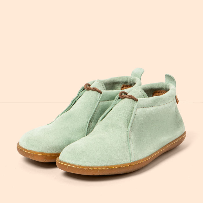Botines N5290 SILK SUEDE MENTA / EL VIAJERO color Menta