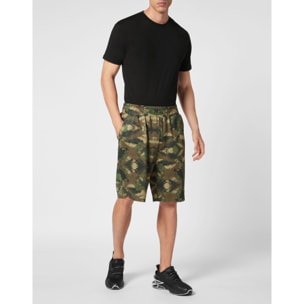 PLEIN SPORT Pantalones cortos deportivos CAMOUFLAGE