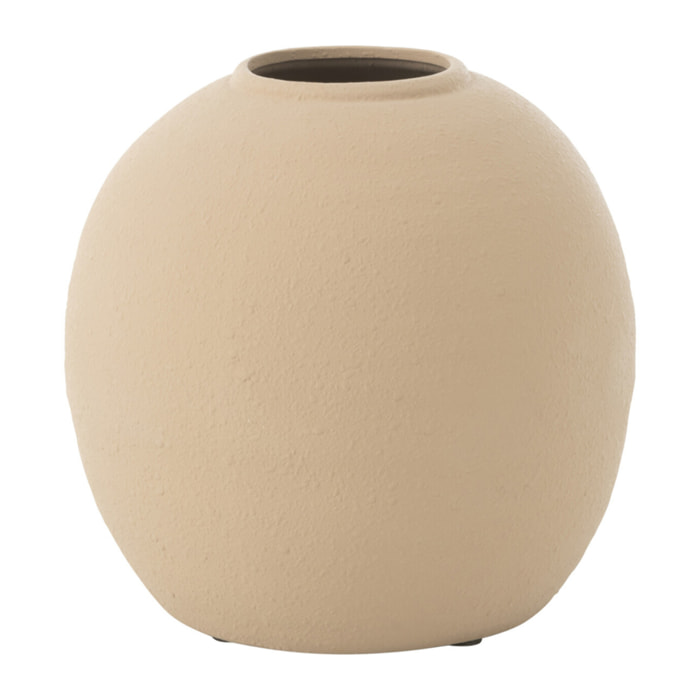 J-Line vase Cassia Rond - céramique - naturel - small - Ø 29.5 cm