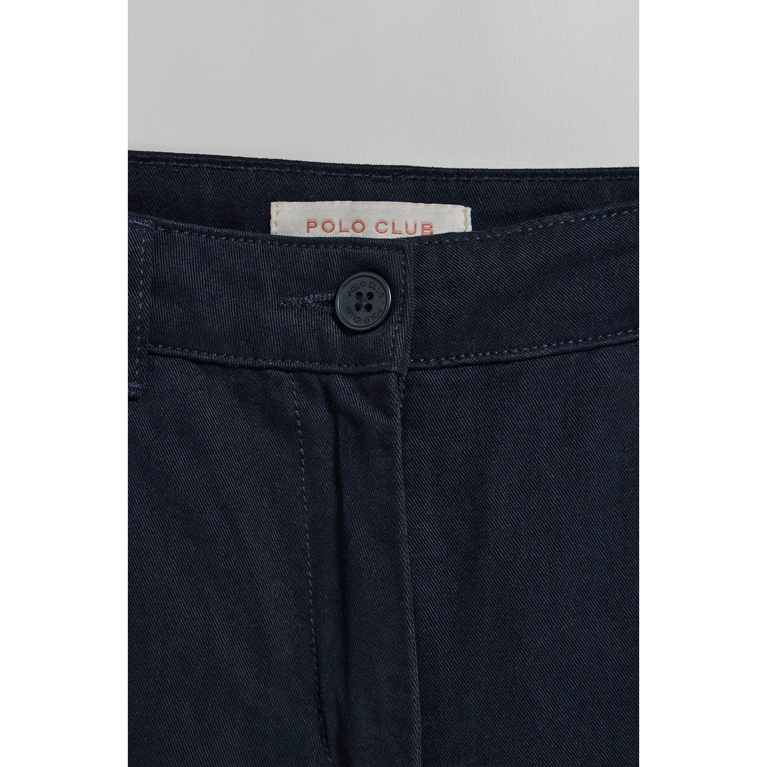 Pantalón chino May azul marino con bordado en bolsillo minimal Polo Club