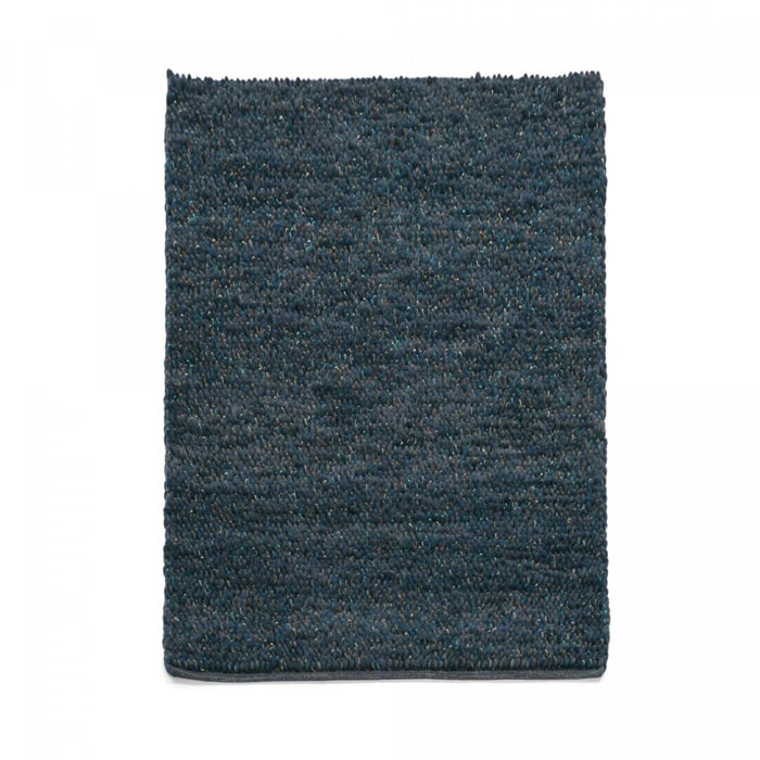 Tapis salon et chambre tissé en laine motif uni HAKA