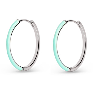Boucles d'Oreille L Sky Enamel