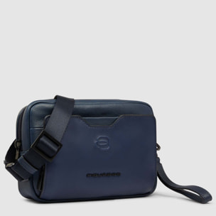 Piquadro Pochette a due scomparti con tracolla rimovibile