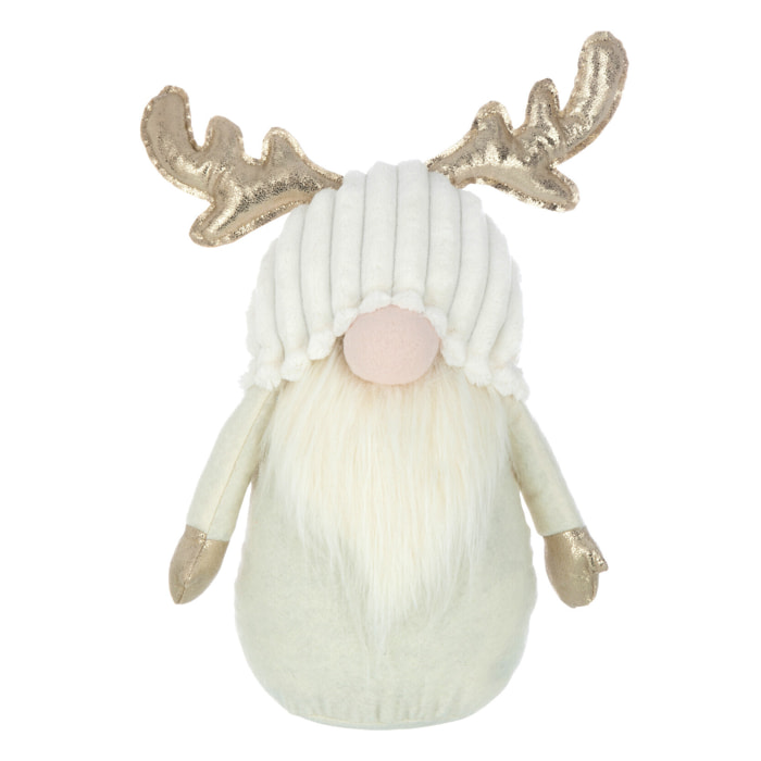 J-Line figurine Lutin - bois de Cerf/textile - beige - small