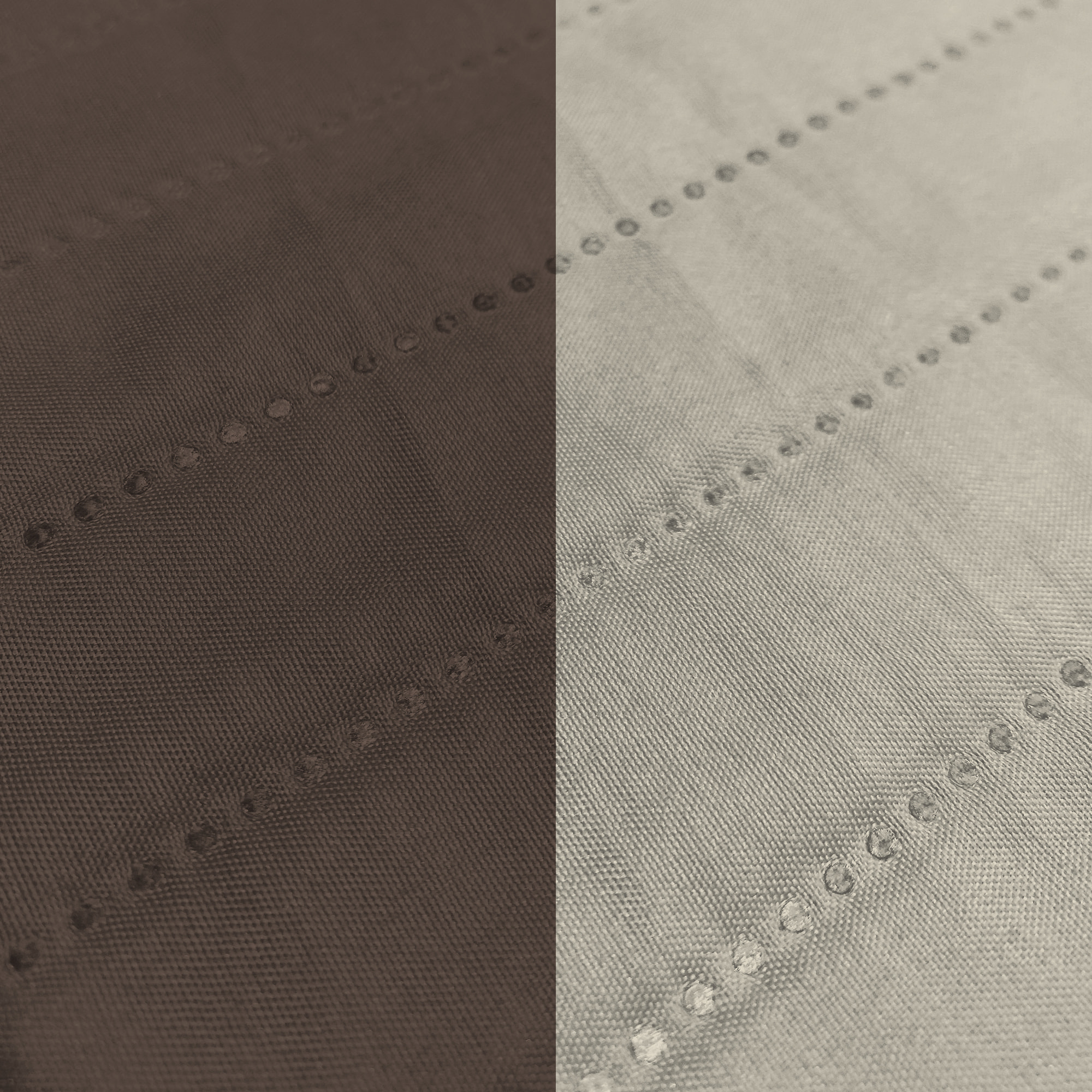 COPRIDIVANO TRENDY, Waterproof, Microfibra, No Stiro - MARRONE/PANNA