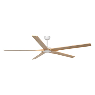 BIGWOOD 20 XL Ventilatore a soffitto bianco/pino
