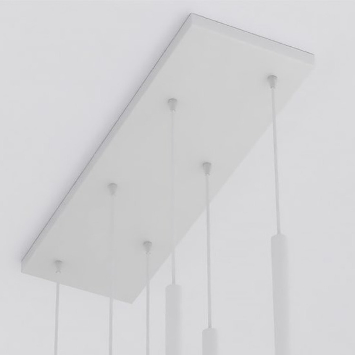 Lampada a sospensione SELTER in acciaio grigio