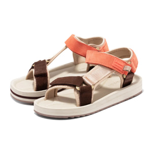 Sandalias Mujer Forest High Franjas Naranja