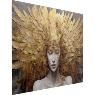 Tableau en verre femme céleste 120x80cm Kare Design
