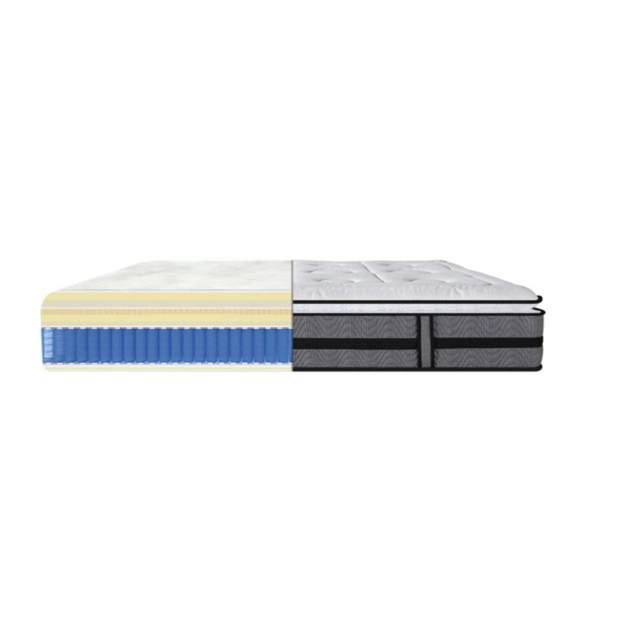 Matelas à ressorts ensachés 180x200 cm mi-ferme - PREMIUM