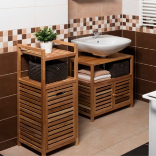 Panier à linge Naturel Home 35,5x95x39,5 cm, bois  (HOMEKOS2)