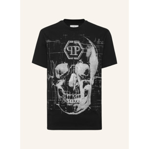 PHILIPP PLEIN Camiseta de cuello redondo y manga corta SKULL