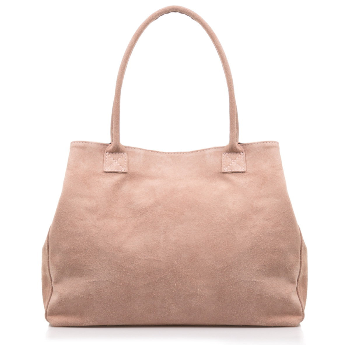 Annagrazia Bolso Shopper Mujer.Piel auténtica Gamuza