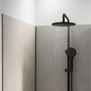 Pack 3 Panneaux Muraux Pierre Light Grey 90x210cm et Profilés Chrome - STONE'IT