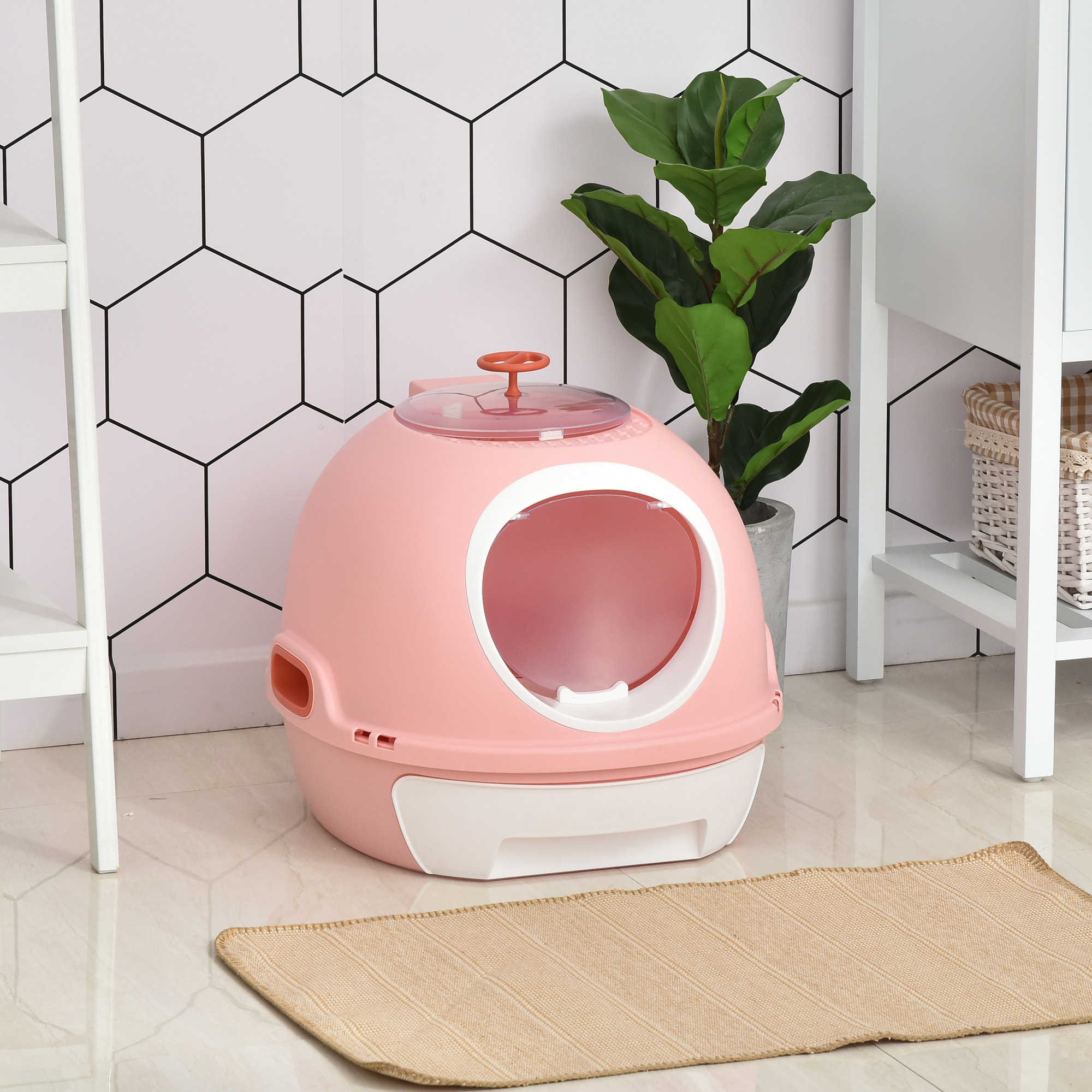 Maison de toilette portable pour chat