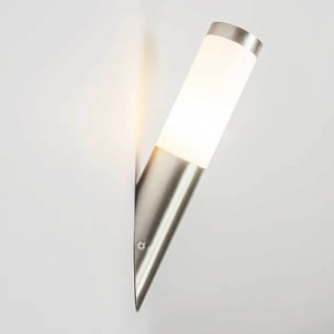 Forlight Koral aplique exterior de superfecici con casquillo E27 de acero inoxidable