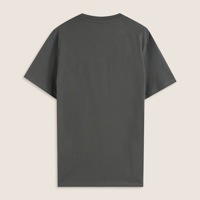 T-shirt Regular con Scollo girocollo e logo in tono colore