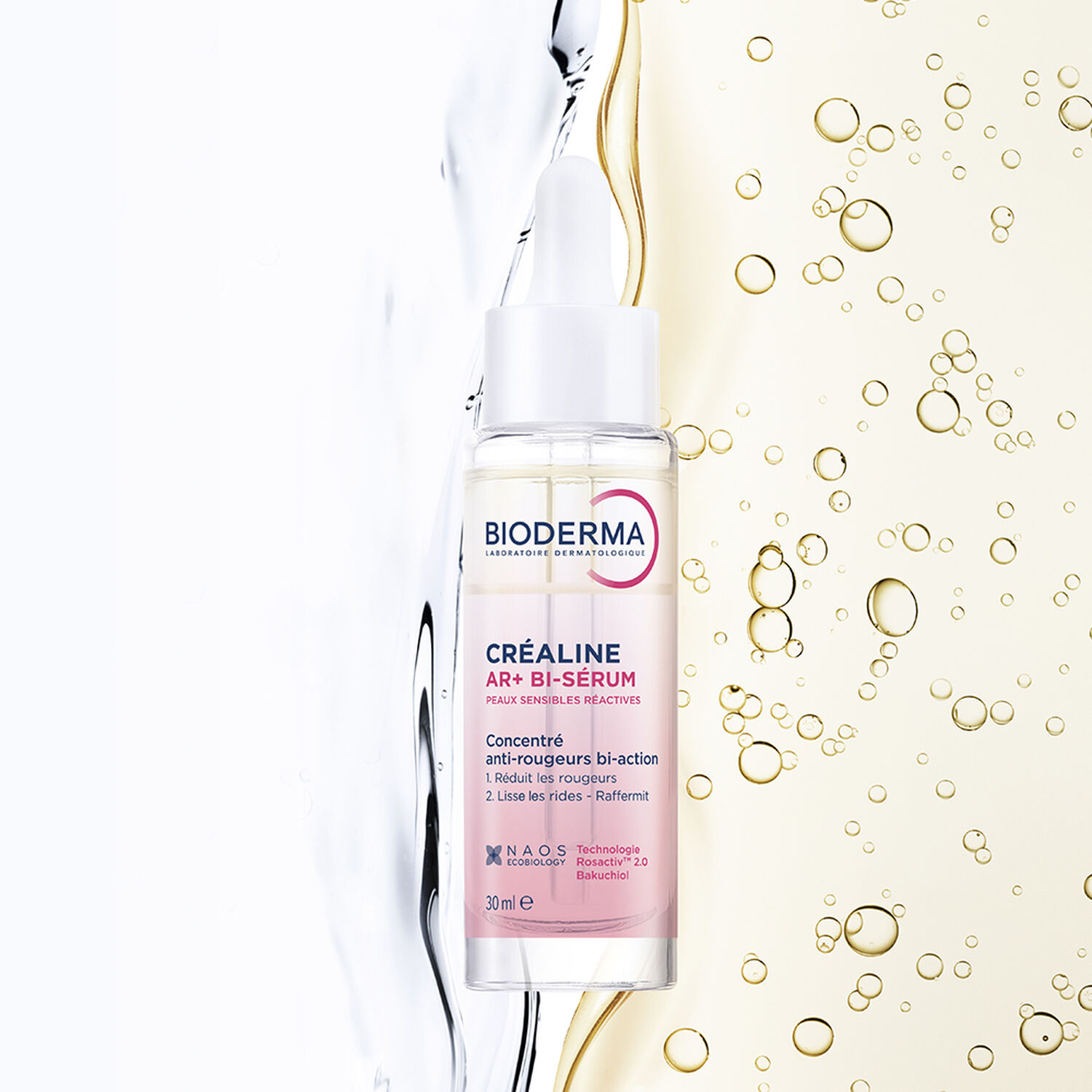 Crealine AR+ - Bi Sérum - Concentré anti-rougeurs bi-action 30 ml