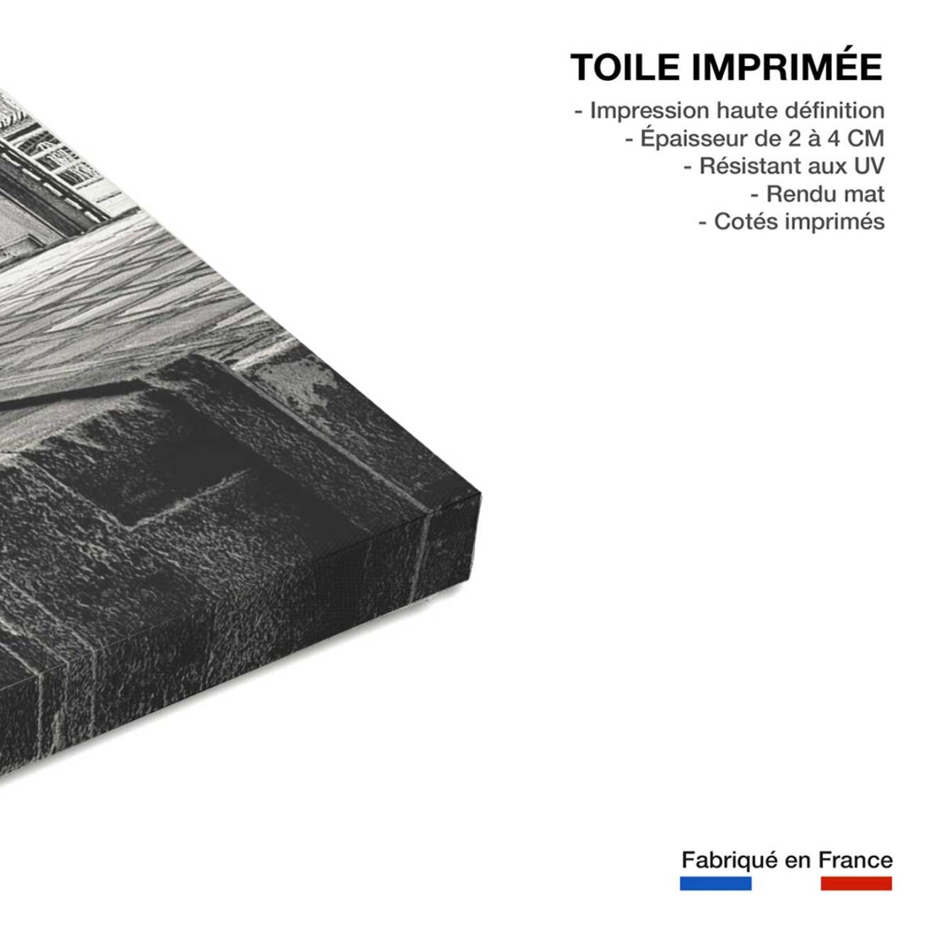 Tableau saxophone de rue  Toile imprimée