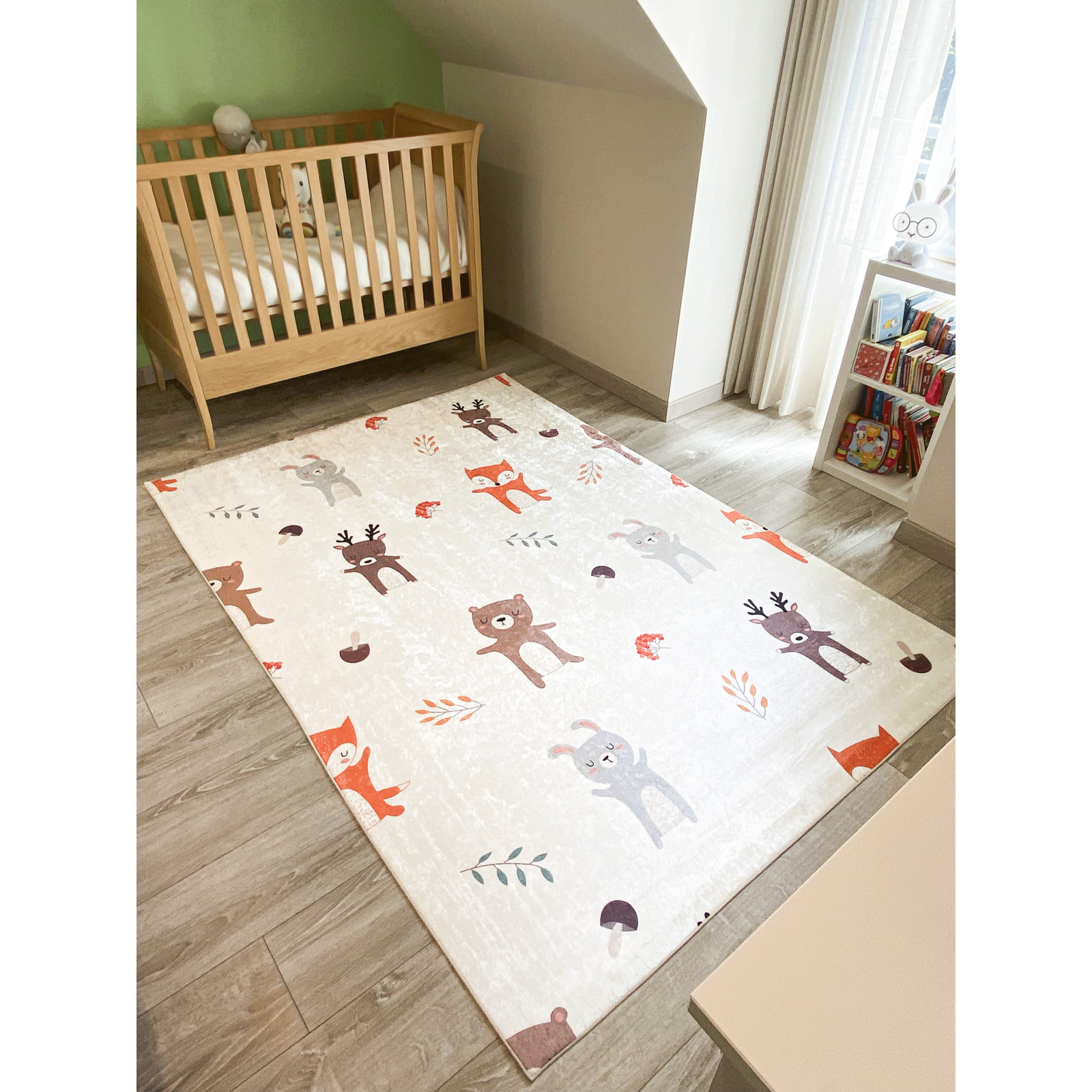 HAPPY - Tapis animaux pour chambre enfant et bébé