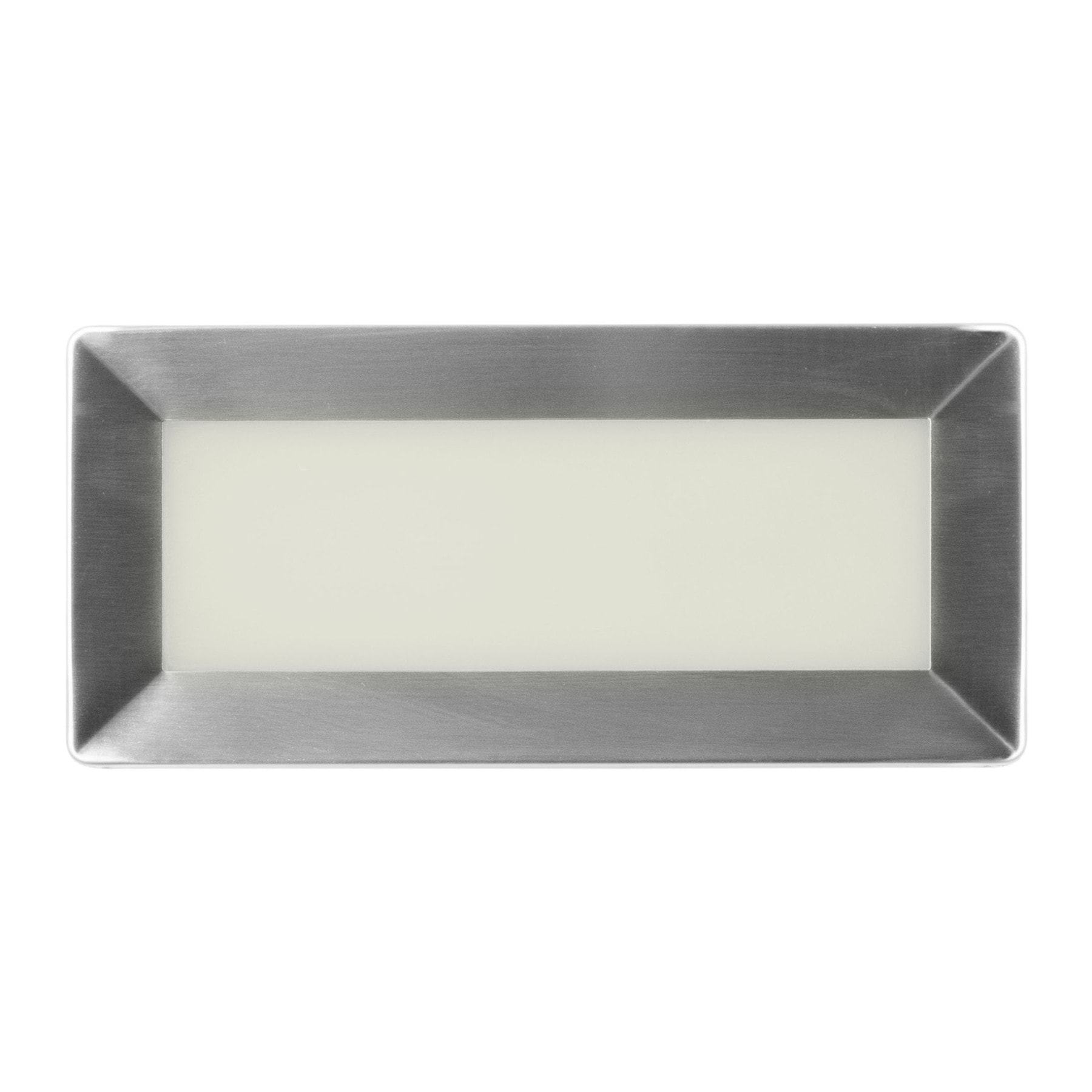 FORLIGHT Rect - Empotrable de Pared LED Rectangular 205mm para Jardín y Terraza con Luz Neutra 4000K en Acero Inoxidable