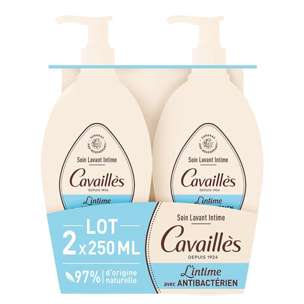 L'intime Antibactérien - Soin Naturel Hygiène Intime - Lot de 2x250ml