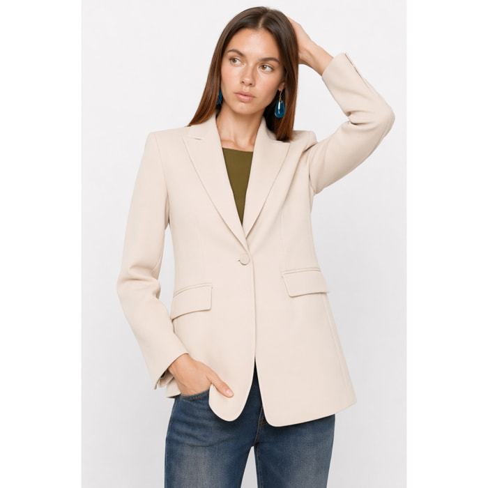 Kocca - Giacca sartoriale da donna monopetto con un bottone Donna