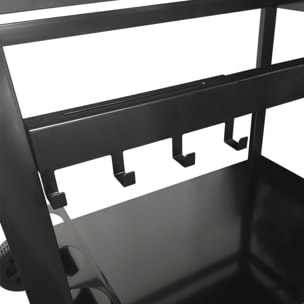 Desserte AVEIRO noire pour plancha