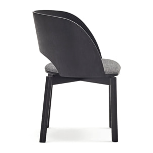 Silla Dam negro 2P/Caja