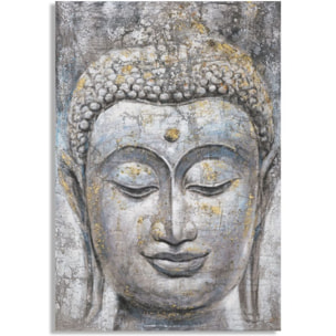 DIPINTO SU TELA FACE BUDDHA LIGHT -A- CM 80X3X120
