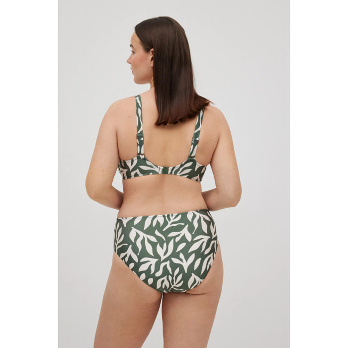 Set bikini snellente glitter per coppe grandi D ed F