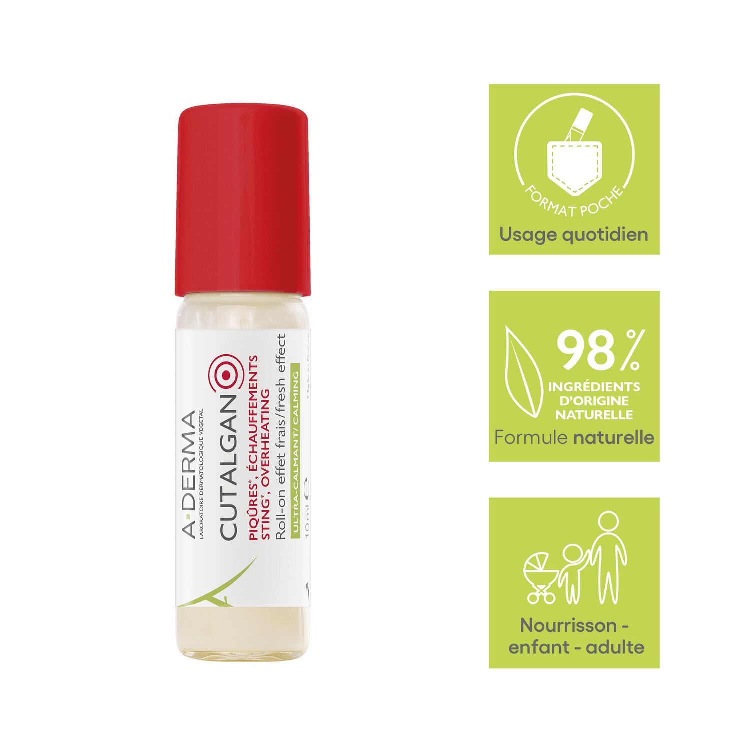Cutalgan Pocket - Roll-on ultra-calmant 10 ml