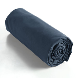 Drap housse 180 x 200 cm en coton avec bonnet H. 30 cm - AMBRE
