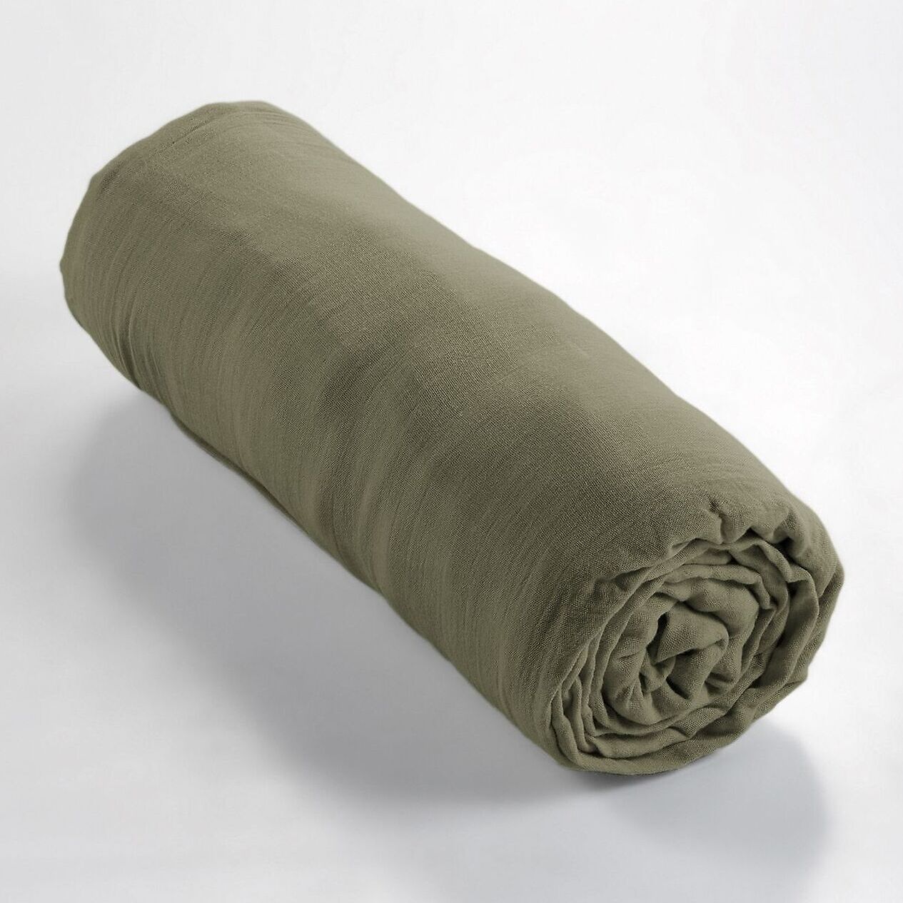 Drap Housse - Bonnet 30cm - 100% Gaze De Coton Romarin